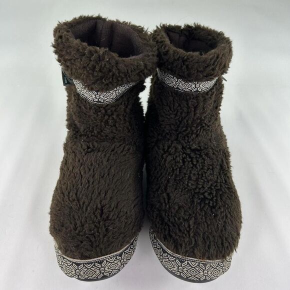 Woolrich Whitecap Boot US 7 Women's Berber Fleece Java Brown Sherpa Flat Boots - Picture 3 of 10